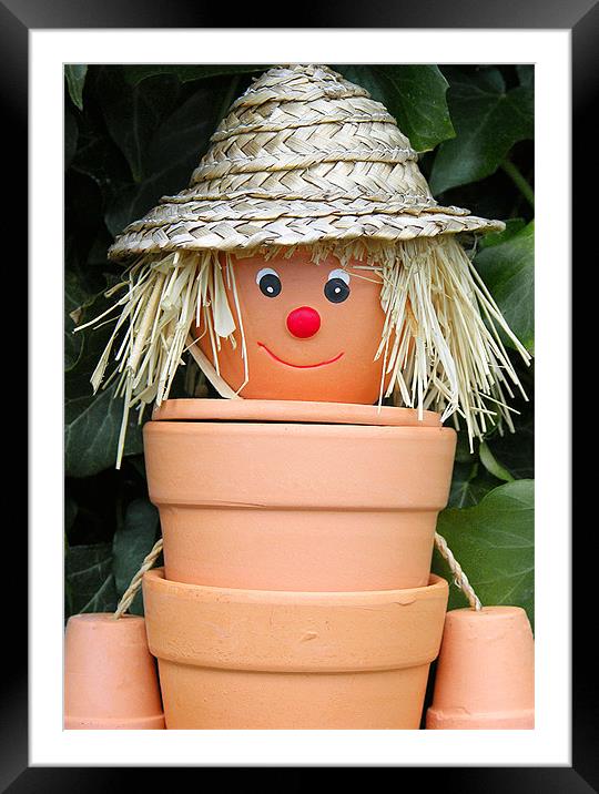 FLOWERPOT MAN Framed Mounted Print by Ray Bacon LRPS CPAGB