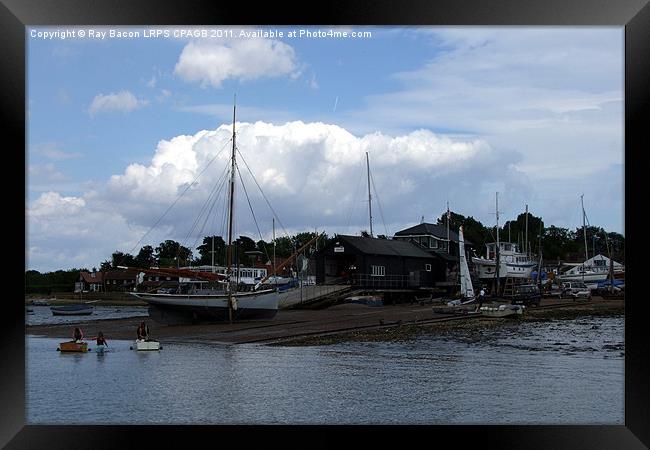 EAST MERSEA, ESSEX Framed Print by Ray Bacon LRPS CPAGB
