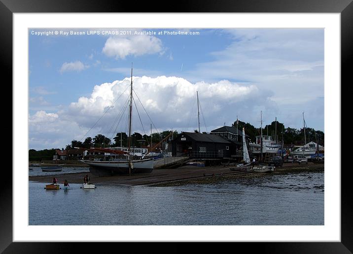 EAST MERSEA, ESSEX Framed Mounted Print by Ray Bacon LRPS CPAGB