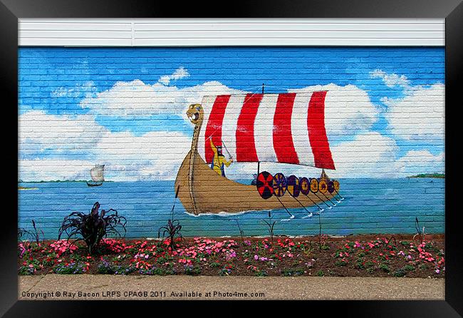 WALL MURAL Framed Print by Ray Bacon LRPS CPAGB