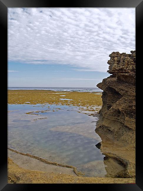 Rock Pool Framed Print by ian sullivan