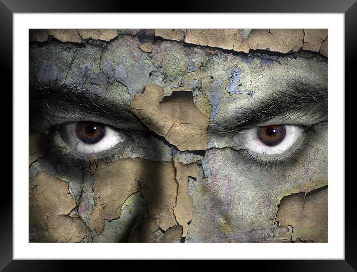 The Eyes Have It Framed Mounted Print by John Boyle