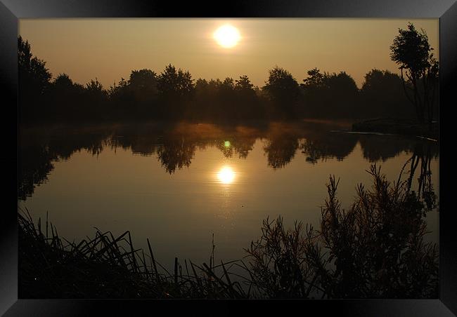 Morning Mist Framed Print by Karen Harding