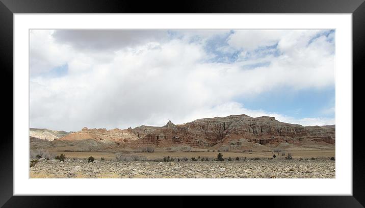 Rock formation 0811 Framed Mounted Print by Don Brady