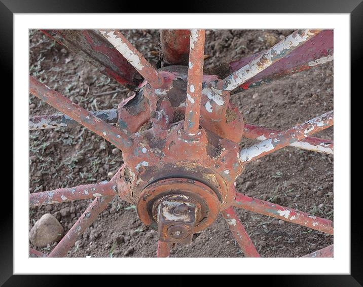 Wheel hub 1593 Framed Mounted Print by Don Brady