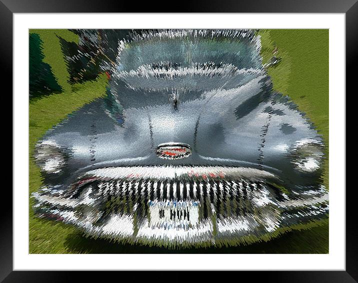 Buick Eight Framed Mounted Print by Mark Richardson