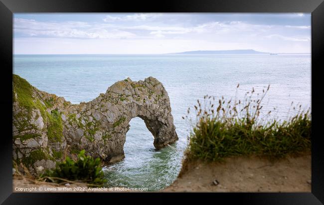 Durdle Door Framed Print by Lewis Wiffen