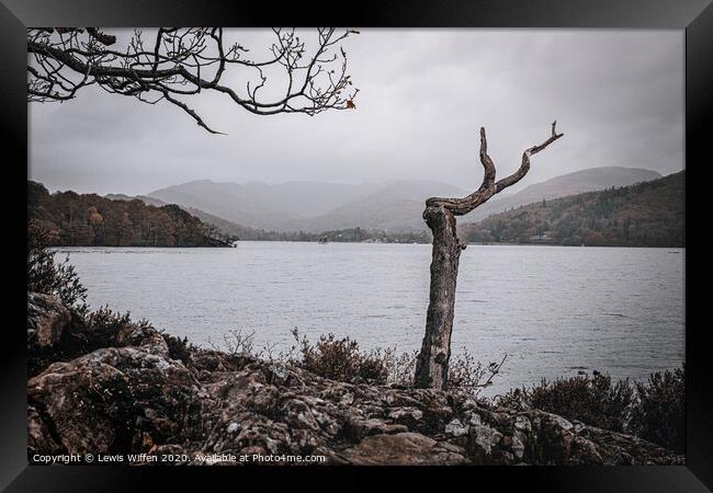 Moody Windermere Framed Print by Lewis Wiffen