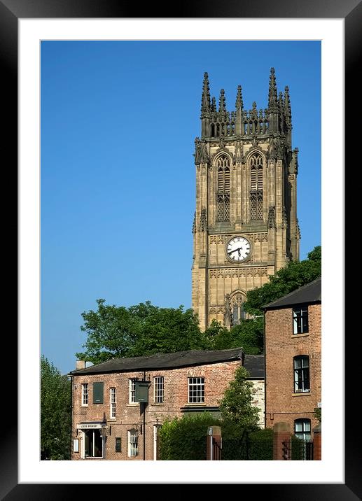 Leeds Minster Framed Mounted Print by Alison Chambers