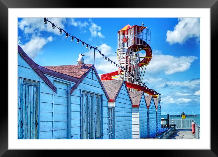 Herne Bay Pier Framed Mounted Print by Alison Chambers