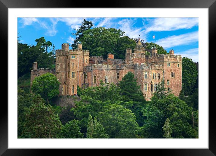Dunster Castle Framed Mounted Print by Alison Chambers