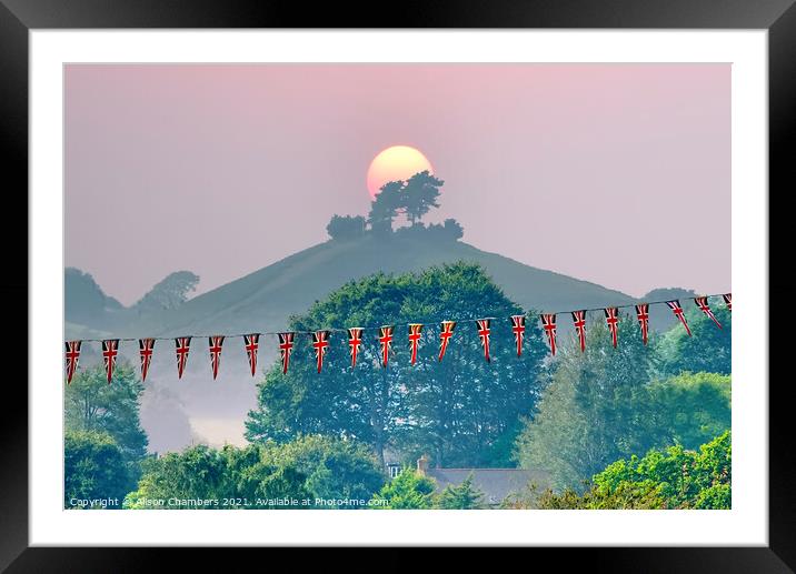 Colmers Hill   Framed Mounted Print by Alison Chambers