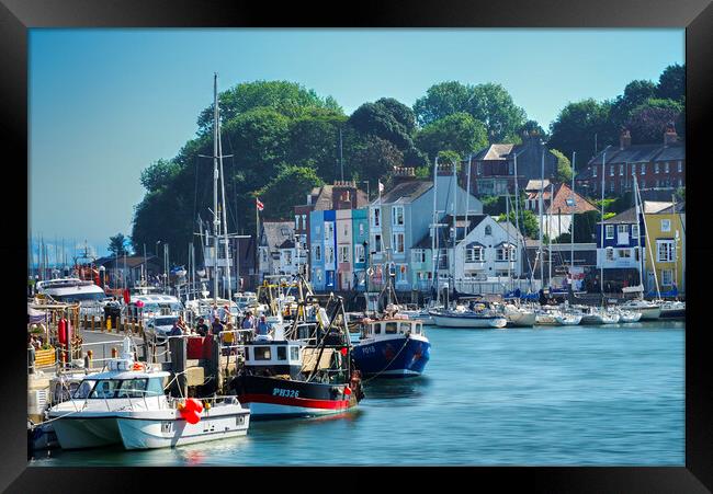 Beautiful Weymouth Harbour  Framed Print by Alison Chambers