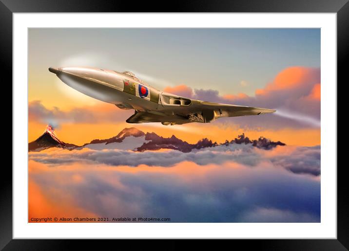 Vulcan  Framed Mounted Print by Alison Chambers