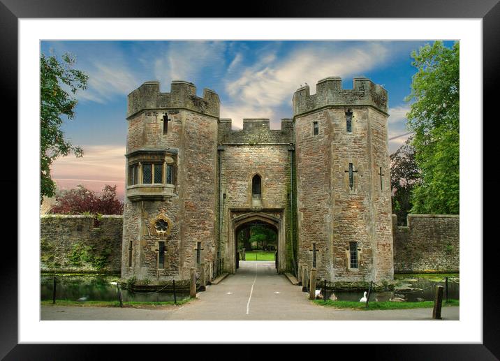 Bishop's Palace Wells Framed Mounted Print by Alison Chambers