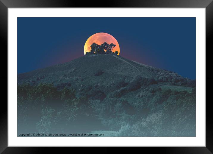 Colmers Hill Framed Mounted Print by Alison Chambers