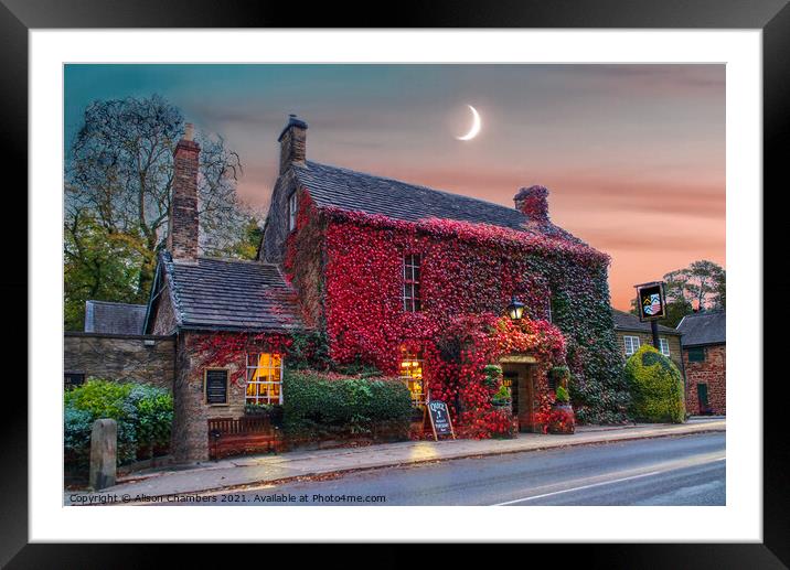 Wentworth Rockingham Arms Framed Mounted Print by Alison Chambers