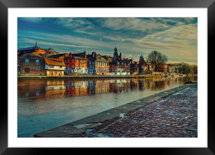 York Kings Staith Framed Mounted Print by Alison Chambers