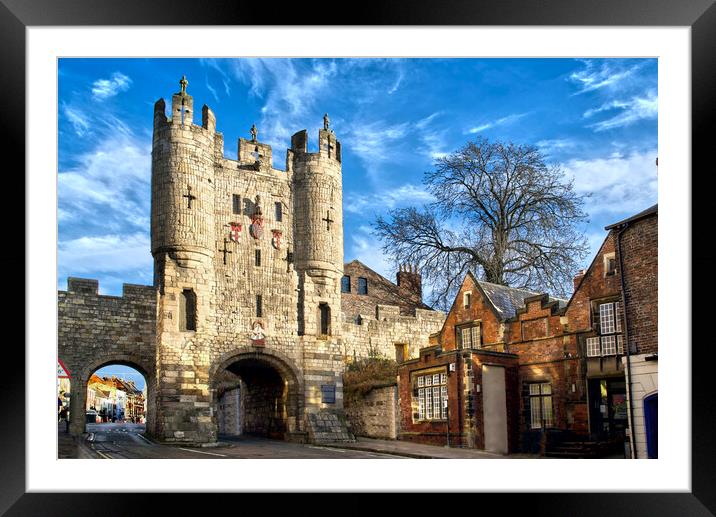 Micklegate Bar Framed Mounted Print by Alison Chambers