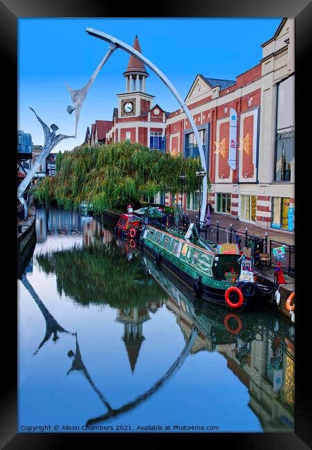 Empowerment At River Witham Framed Print by Alison Chambers