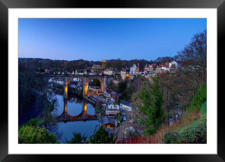 Knaresborough Viaduct  Framed Mounted Print by Alison Chambers