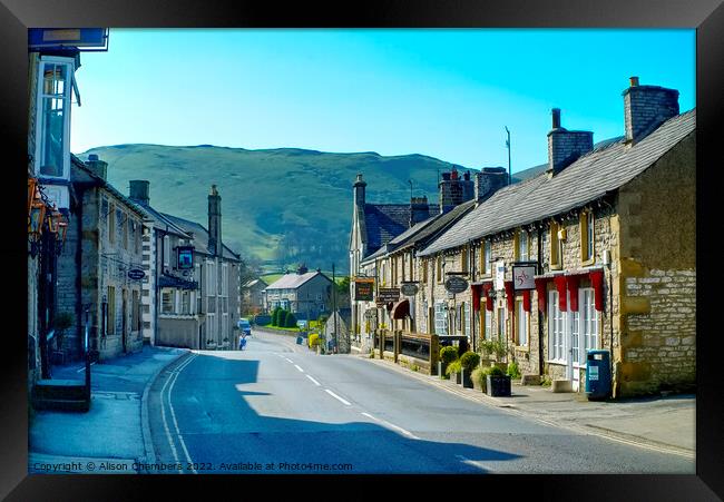 Castleton  Framed Print by Alison Chambers