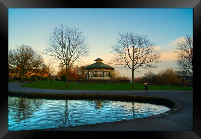 Greenhead Park, Huddersfield  Framed Print by Alison Chambers