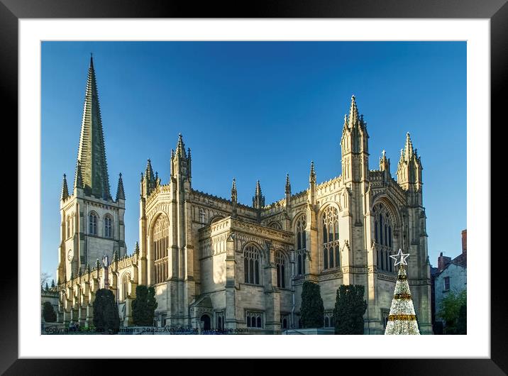 Wakefield Cathedral Framed Mounted Print by Alison Chambers