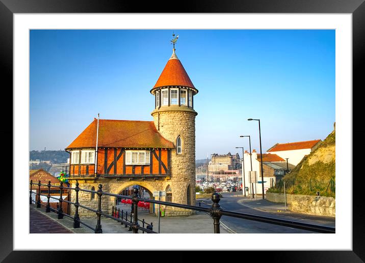 Scarborough Toll House Framed Mounted Print by Alison Chambers