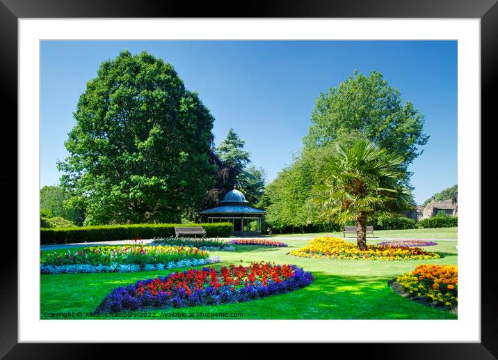 Leeds Roundhay Park Framed Mounted Print by Alison Chambers