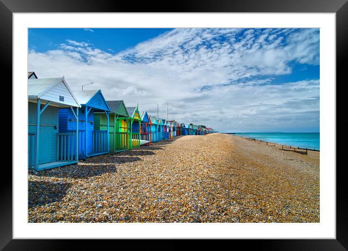 Herne Bay Beach  Framed Mounted Print by Alison Chambers