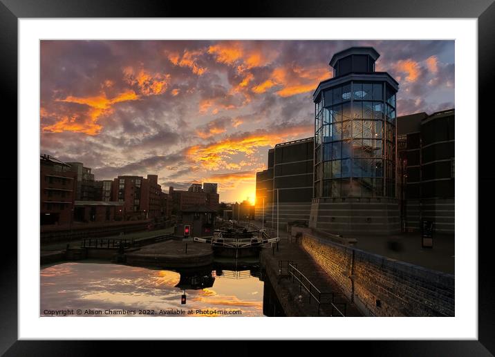 Leeds Royal Armouries Framed Mounted Print by Alison Chambers
