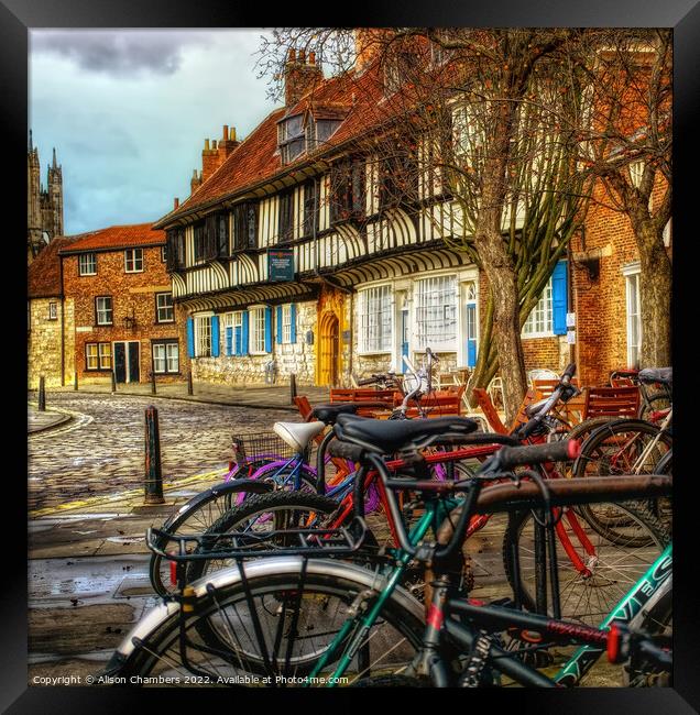 College Street York Framed Print by Alison Chambers