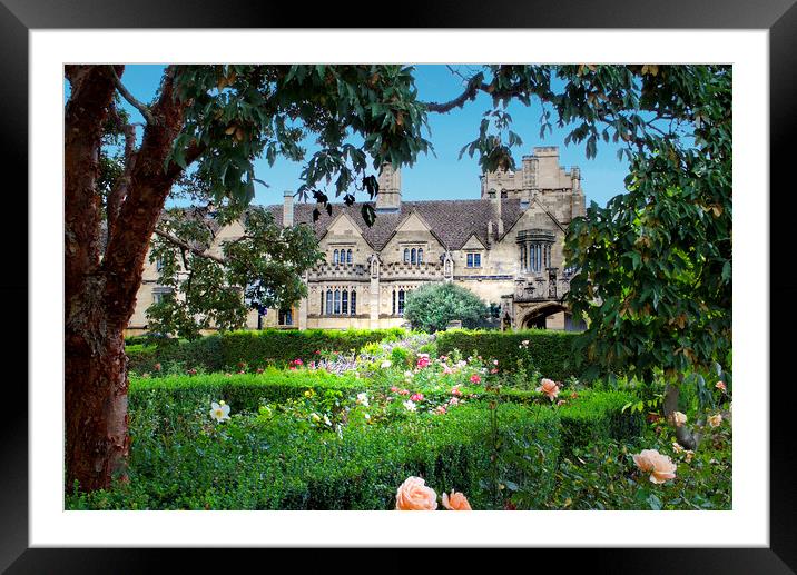 Magdalen College Oxford Framed Mounted Print by Alison Chambers