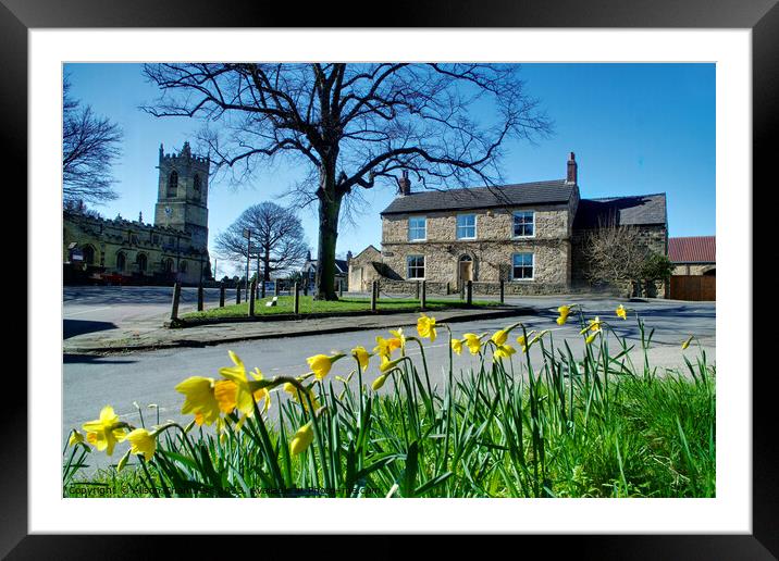 Barnburgh Doncaster  Framed Mounted Print by Alison Chambers