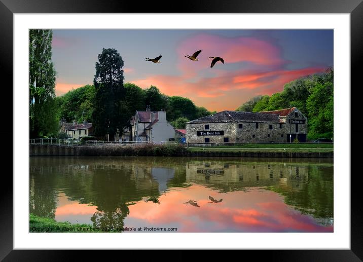 Sprotbrough Framed Mounted Print by Alison Chambers