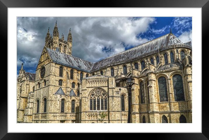 Canterbury Cathedral  Framed Mounted Print by Alison Chambers