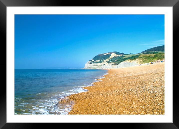 Seatown Dorset Framed Mounted Print by Alison Chambers