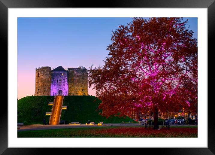 Cliffords Tower Framed Mounted Print by Alison Chambers