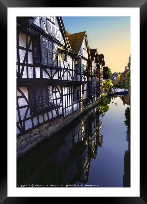  Canterbury  Framed Mounted Print by Alison Chambers