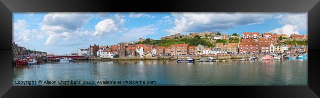 Whitby  Framed Print by Alison Chambers