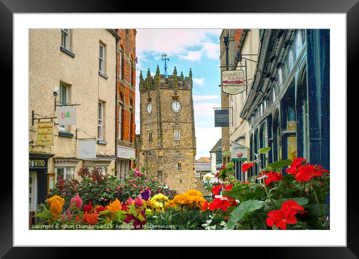 Richmond North Yorkshire  Framed Mounted Print by Alison Chambers