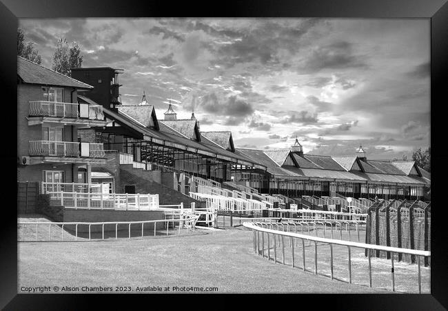 Pontefract Racecourse Framed Print by Alison Chambers