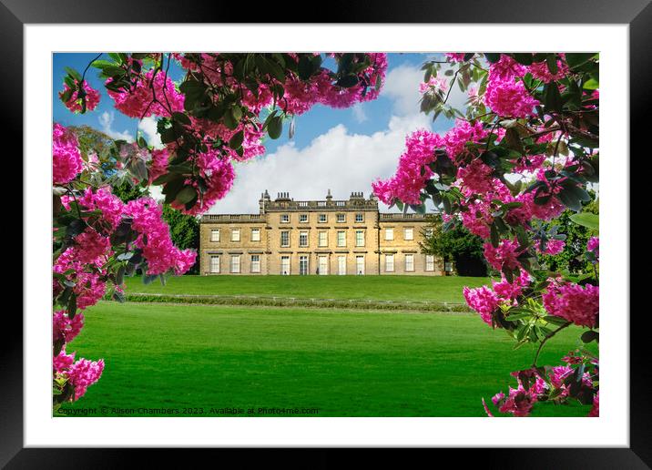 Cannon Hall Barnsley  Framed Mounted Print by Alison Chambers