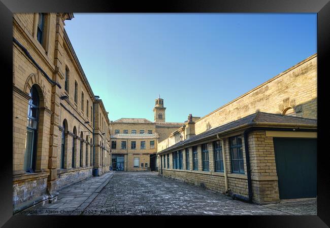 Salts Mill Saltaire Framed Print by Alison Chambers