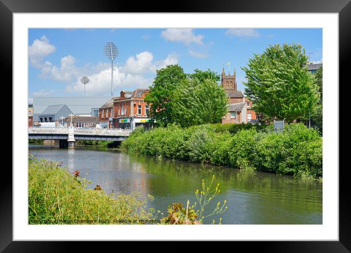 Taunton Somerset Framed Mounted Print by Alison Chambers