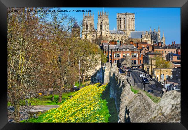 York Minster Framed Print by Alison Chambers