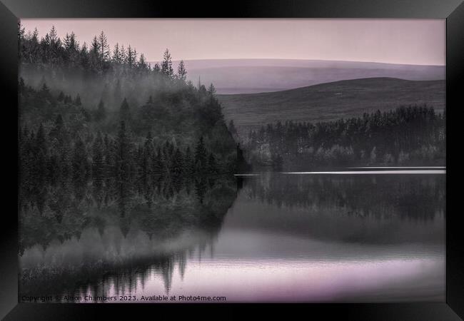 Langsett Reservoir  Framed Print by Alison Chambers