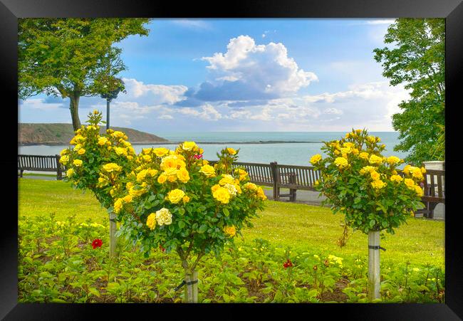 Golden Wedding at Filey Framed Print by Alison Chambers