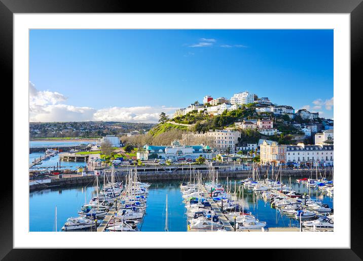 Torquay Devon Framed Mounted Print by Alison Chambers